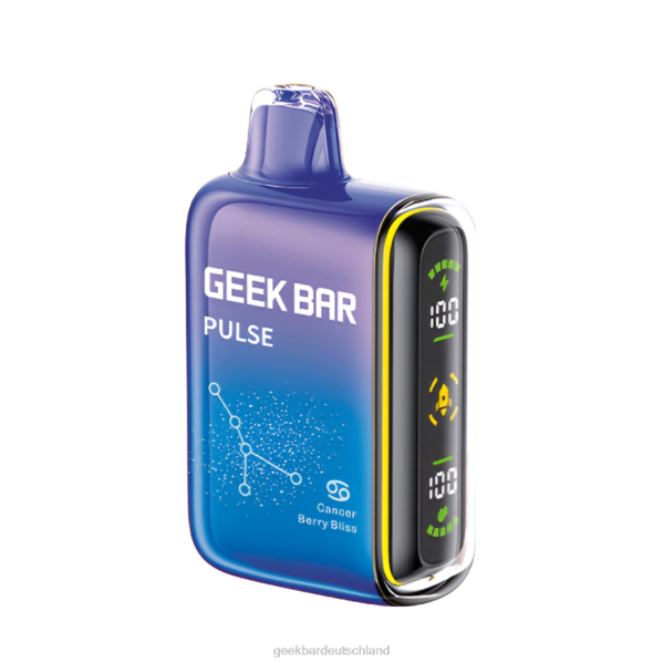 Geek Bar Pulse 15.000 Einweg-Vaporizer Krebsbeeren-Glückseligkeit 002Z47 - Geek Bar Vape Geschmack