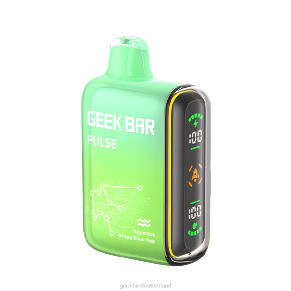 Geek Bar Pulse 15.000 Einweg-Vaporizer Wassermann-Trauben-Blow-Pop 002Z42 - Geek Bar Deutschland