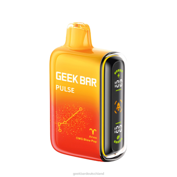 Geek Bar Pulse 15.000 Einweg-Vaporizer Widder omg blow pop 002Z43 - Geek Bar Tobacco