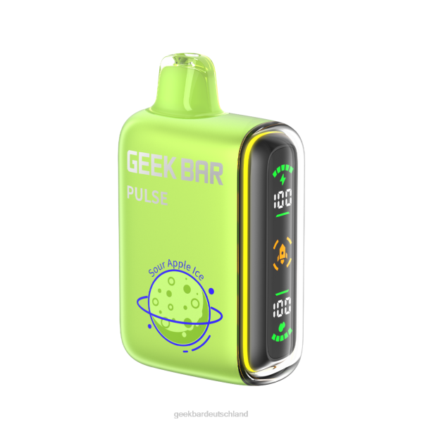 Geek Bar Pulse 15.000 Einweg-Vaporizer saures Apfeleis 002Z61 - Geek Bar Germany