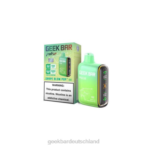 Geek Bar Pulse Einweg Trauben-Blow-Pop 002Z9 - Geek Bar Kaufen